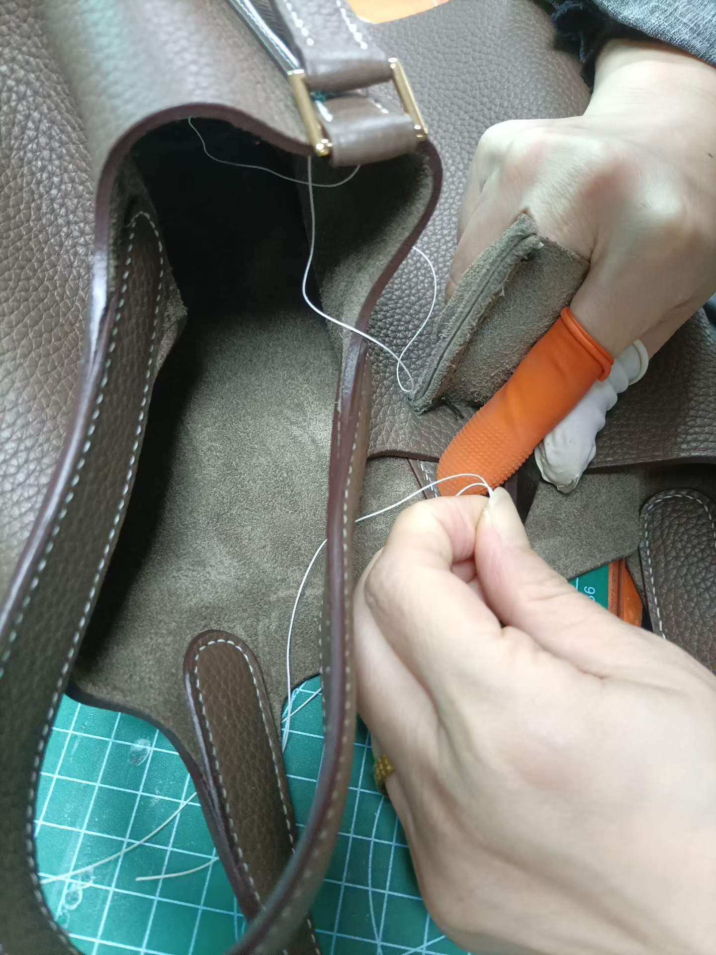 Artisan stitching details
