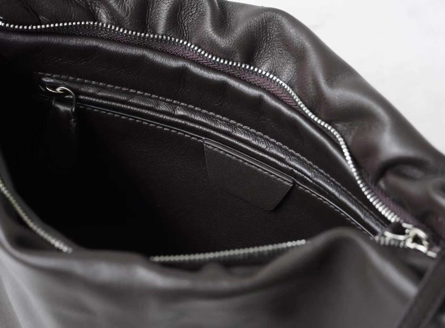 full lambskin leather shoulder bag luxury handbag - 5